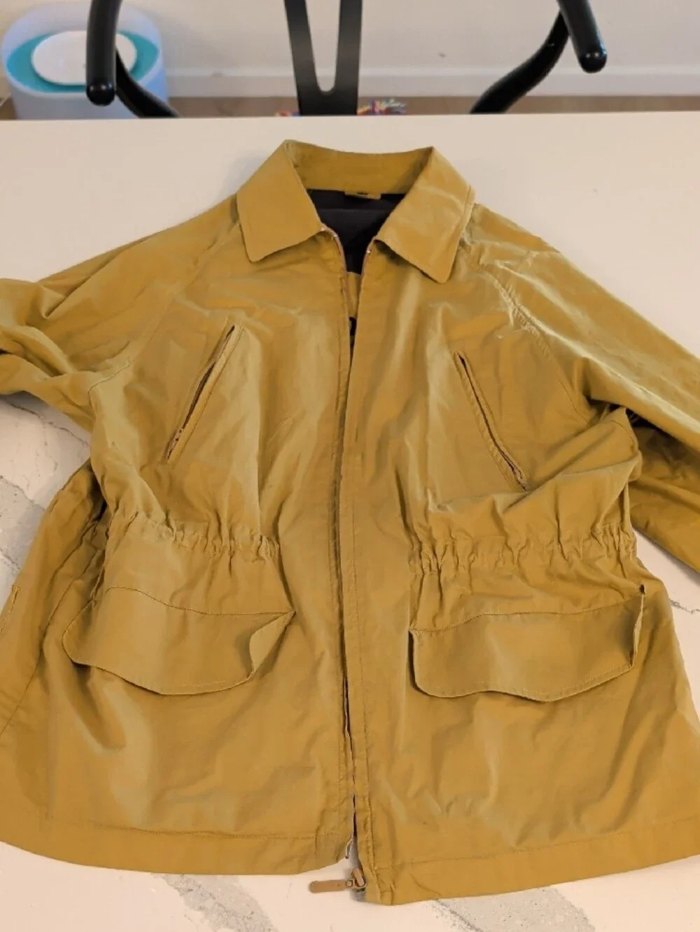 Burberrys Lightweight Jacket Mustard Med - Picture 2 of 7